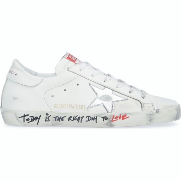 Golden Goose Shoes - Golden Goose❤️Superstar💯Leather LOVE Sneakers 37